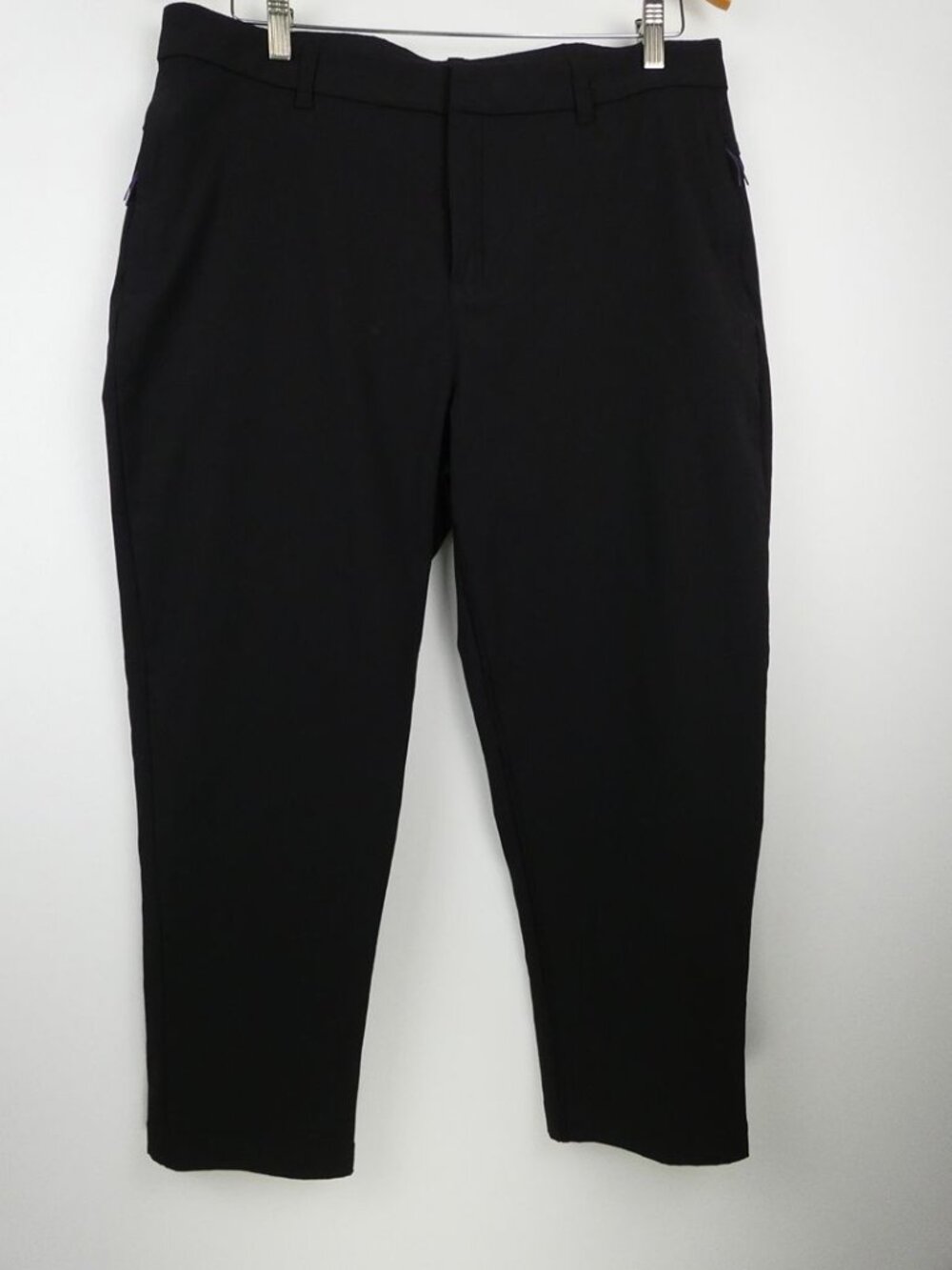 Lululemon Robert Geller Pants Womens 12 Black Take The Moment Pant Stretch
